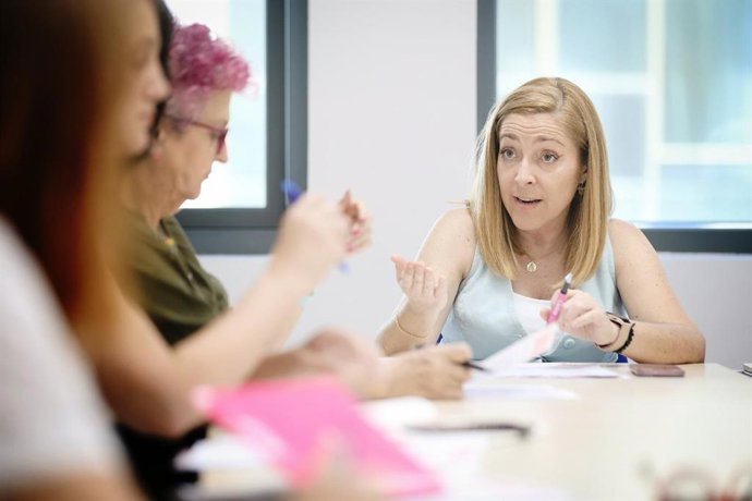 Archivo - La secretaria de Igualdad del PSOE-M y presidenta del consejo recién constituido, Lorena Morales.