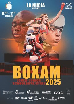 Cartel de la Boxam 2025 que se disputará en La Nucía (Comunidad Valenciana)