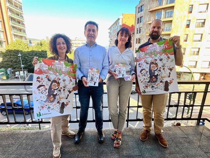 Prsentación de las fiestas de San Fausto en Basauri