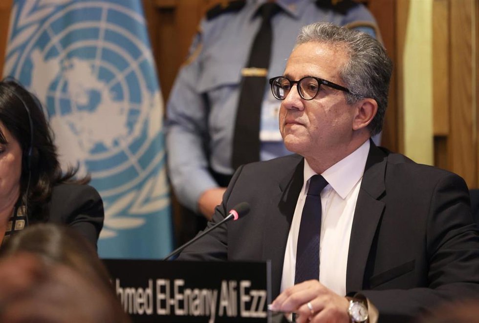 El exministro de Turismo y Antigüedades de Egipto Jaled al Anani