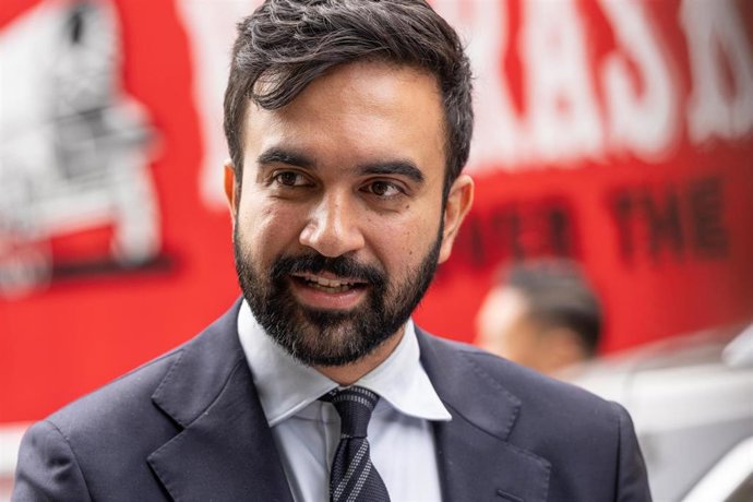 El candidato del Partido Demócrata a la Alcaldía de Nueva York, Zohran Mamdani (archivo)