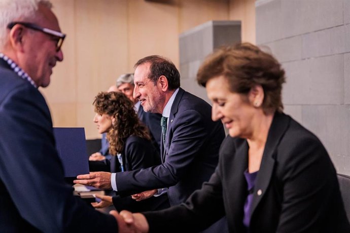 El conseller Ramon Espadaler durante el acto