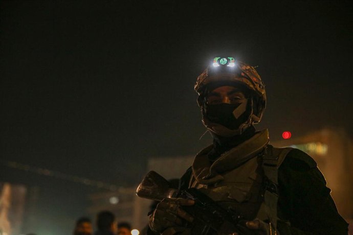 Archivo - Efectivo de las fuerzas de seguridad de la nueva administración siria desplegados en Alepo  