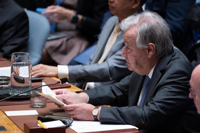 El secretario general de la ONU, António Guterres 