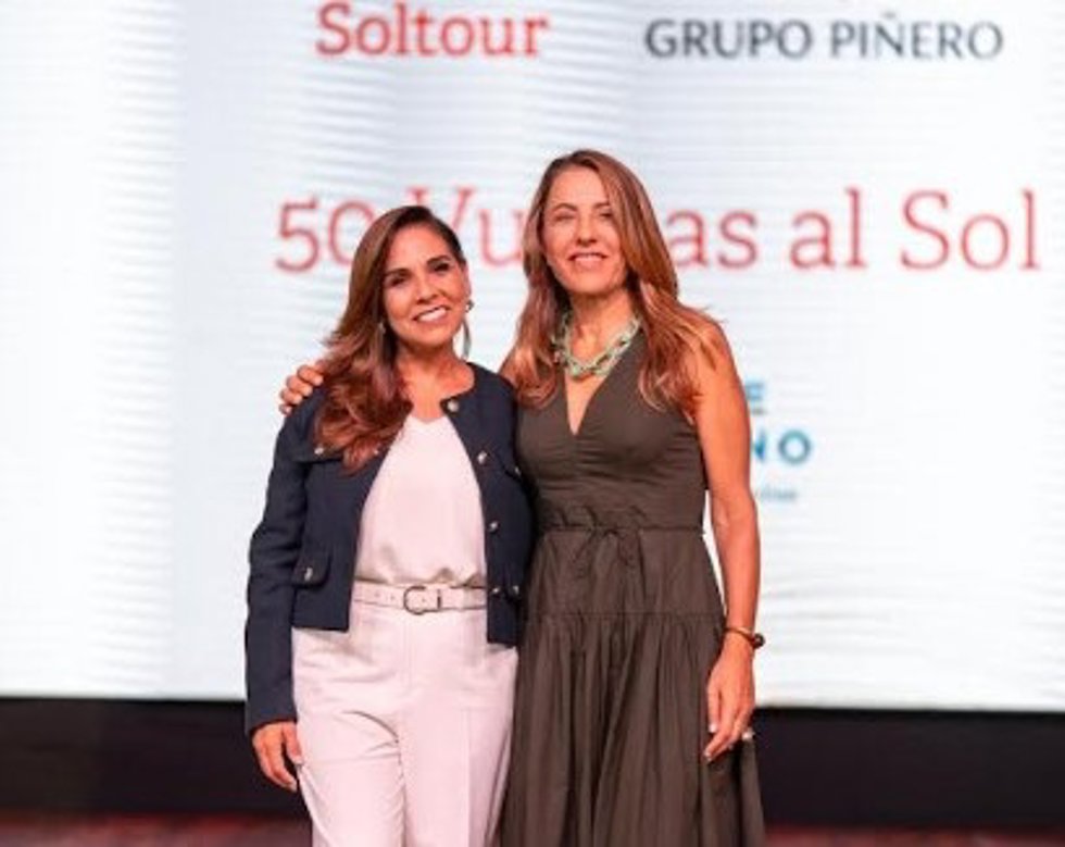 Encarna Piñero, presidenta y CEO Grupo Piñero y la gobernadora de Quintana Roo, Mara Lezama (Izqui)