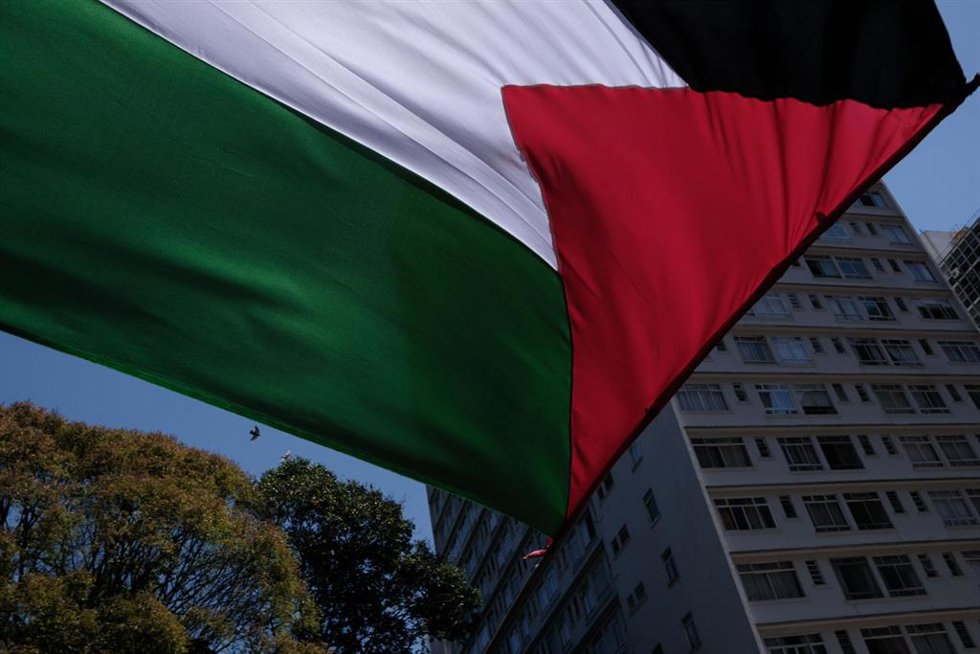 Manifestación en Sao Paulo, Brasil, en protesta por la ofensiva de Israel contra la Franja de Gaza (archivo)