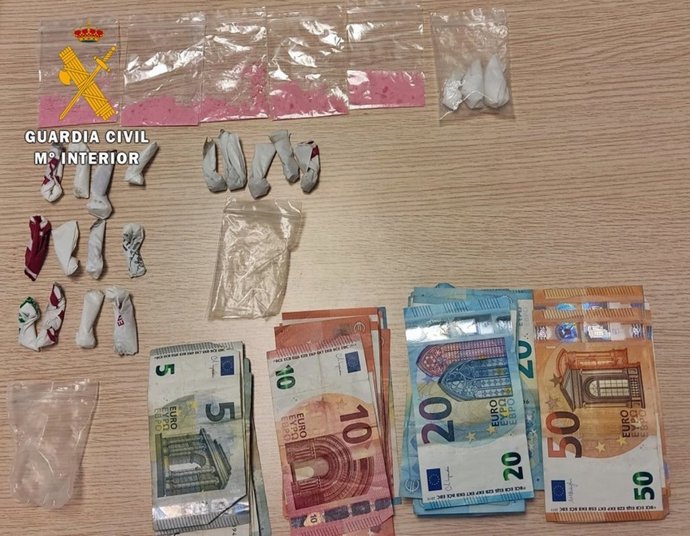 Droga aprehendida en Zafra