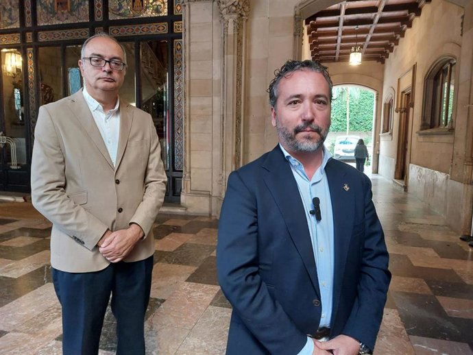 El conseller insular de Territorio, Movilidad e Infraestructuras, Fernando Rubio, en rueda de prensa