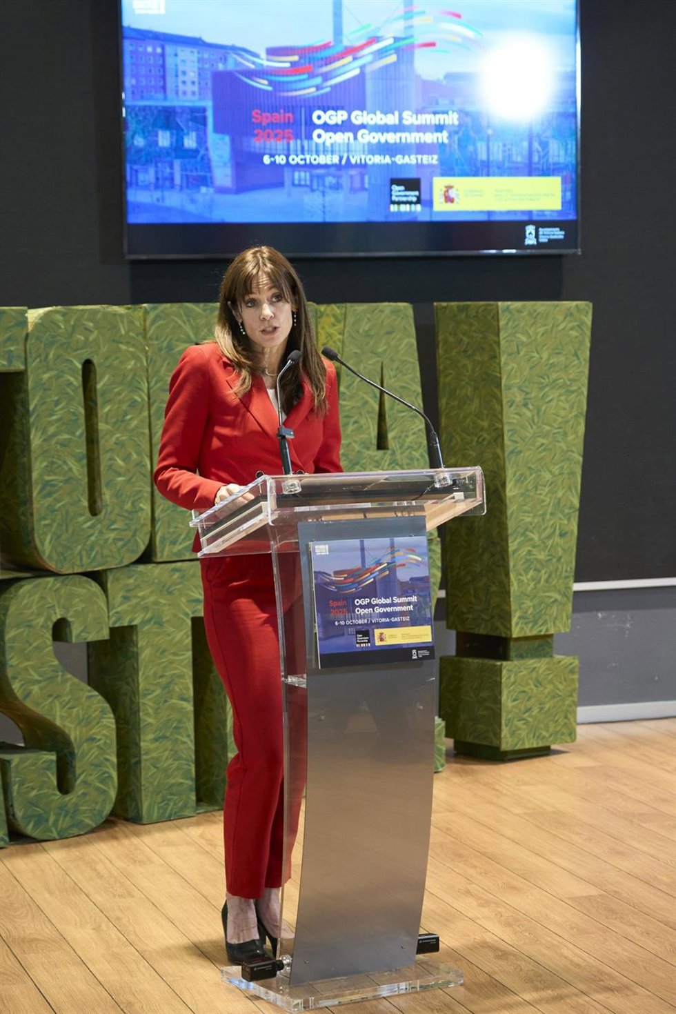 La alcaldesa de Vitoria-Gasteiz, Maider Etxebarria