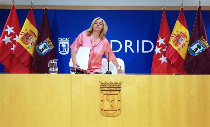 Archivo - La portavoz municipal, vicealcaldesa y delegada de Seguridad y Emergencias, Inma Sanz, en la rueda de prensa posterior a la Junta de Gobierno