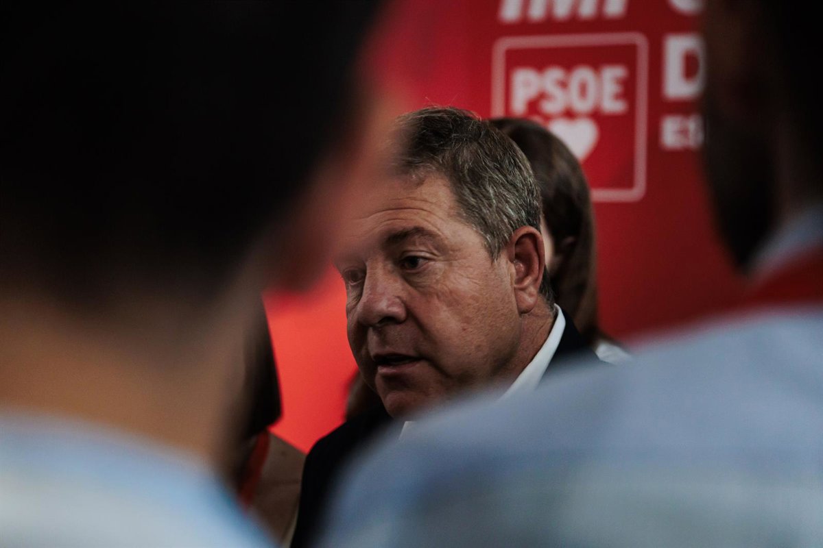 García-Page se muestra  absolutamente convencido  de que el PSOE  no tiene financiación irregular de ningún tipo 