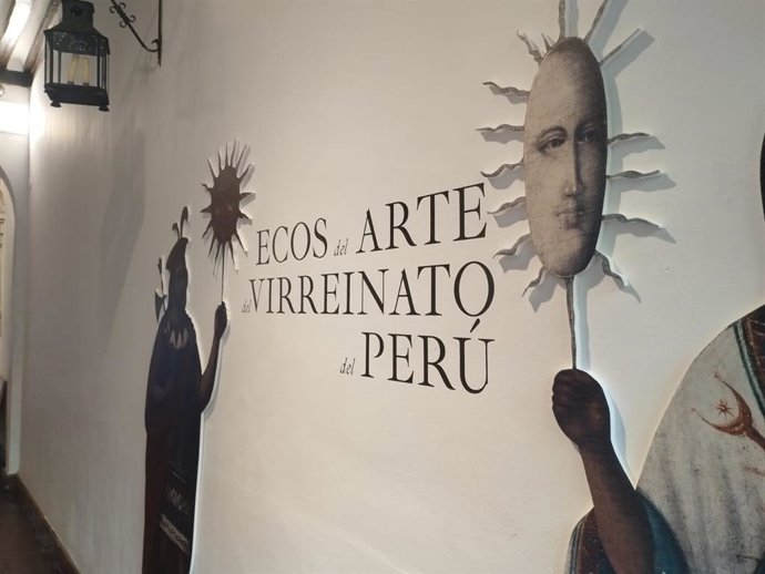 Entrada a la exposición 'Ecos del arte del virreinato del Perú' en la Casa Museo Lope de Vega