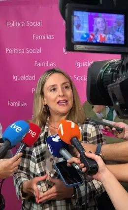 La consejera de Política Social, Familias e Igualdad, Conchita Ruiz