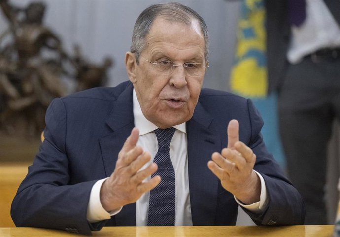 Archivo - El ministro de Exteriores ruso, Sergei Lavrov, en una imagen de archivo.