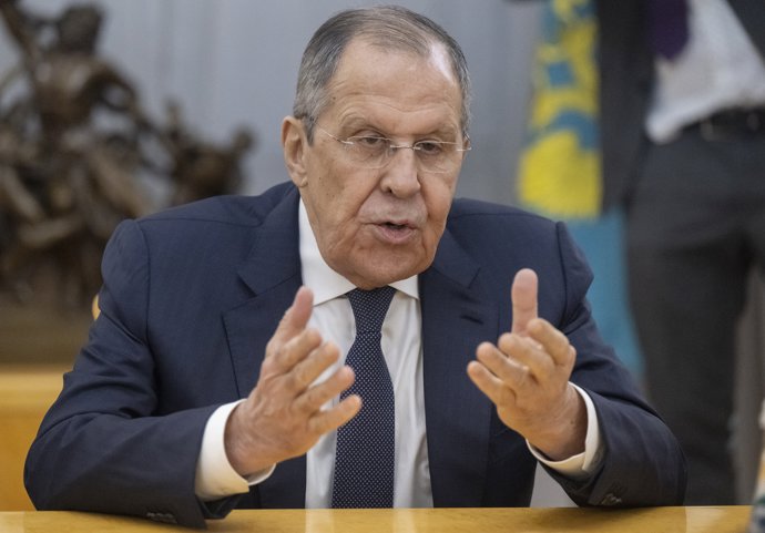 Archivo - El ministro de Exteriores ruso, Sergei Lavrov, en una imagen de archivo.