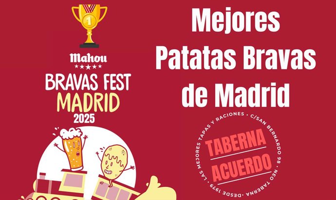 Taberna Acuerdo: Las Mejores Patatas de Madrid 2025 de Mahou Bravas Fest