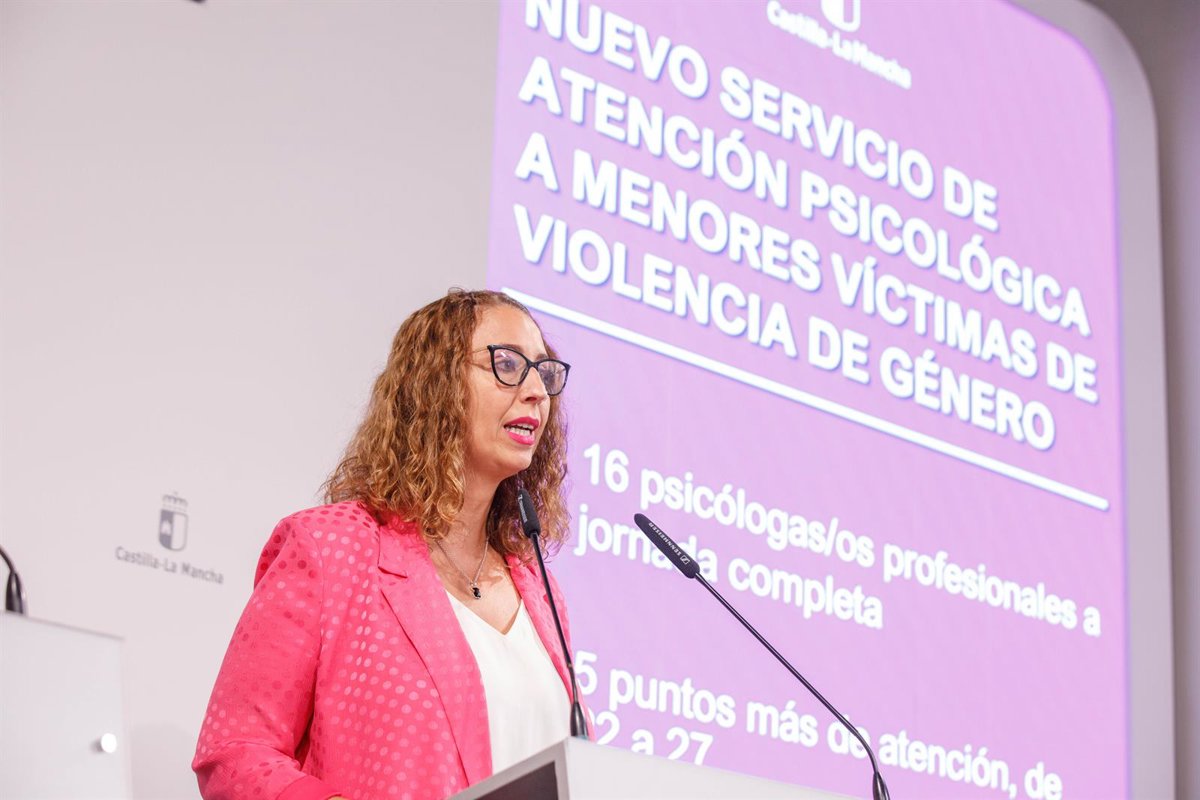 C-LM destina 820.000 euros a un nuevo servicio de atención psicológica para menores víctimas de violencia machista