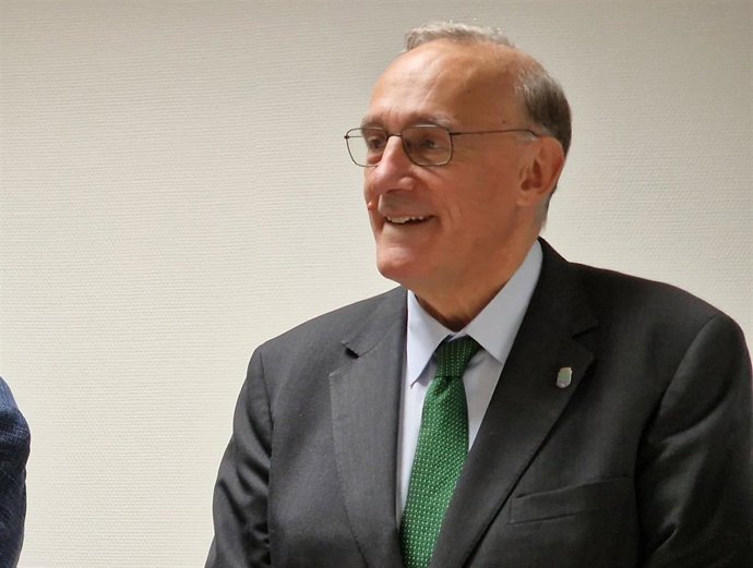 Manuel Reigosa esta mañana en Vigo.