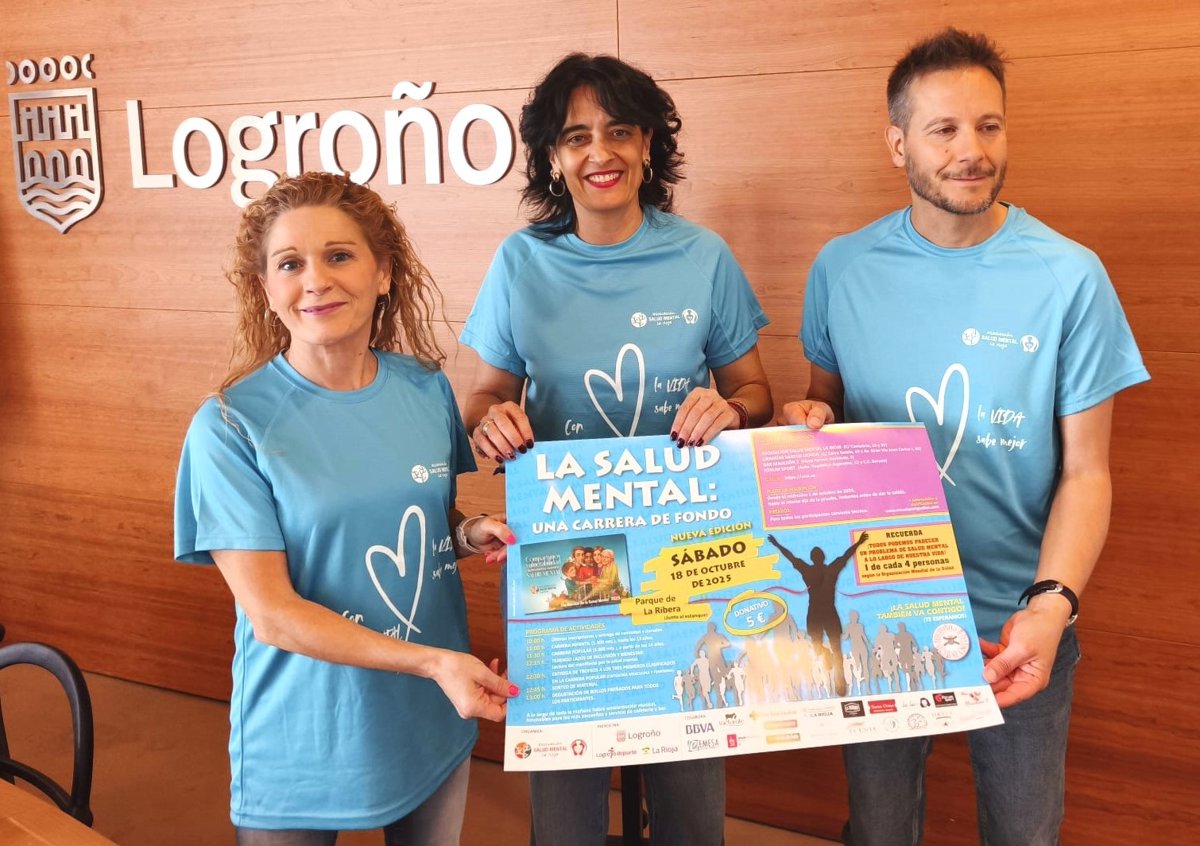 El impacto psicológico de las emergencias centrará el día 18 la X Carrera solidaria por la Salud Mental en Logroño
