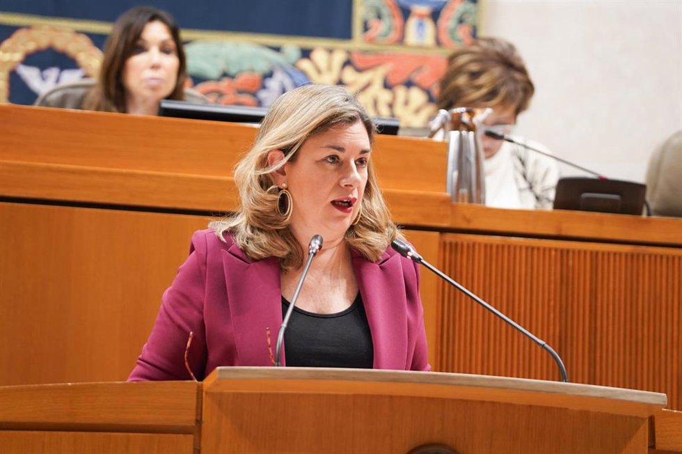 Archivo - La consejera de Empleo, Ciencia y Universidades del Gobierno de Aragón, Claudia Pérez Forniés.