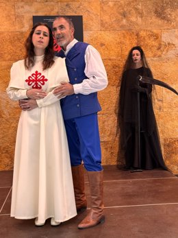 Presentación del espectáculo 'Don Juan Tenorio. Sueño y realidad en el cementerio de San Javier'