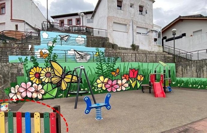 Mural en Monte Caramelo