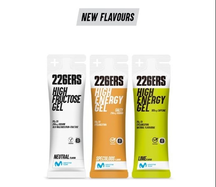 226Ers Lanza Nuevos Geles Para Potenciar El Rendimiento En Deportes De Resistencia.