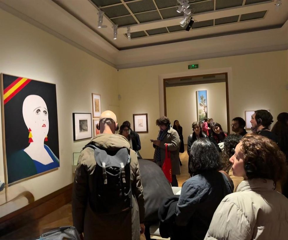 Inauguración de la muestra 'Luz y Sombra. Goya y el realismo español' en el Palacio de Bellas Artes Bozar de Bruselas (Bélgica).