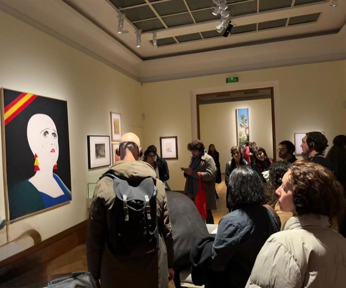 Inauguración de la muestra 'Luz y Sombra. Goya y el realismo español' en el Palacio de Bellas Artes Bozar de Bruselas (Bélgica).