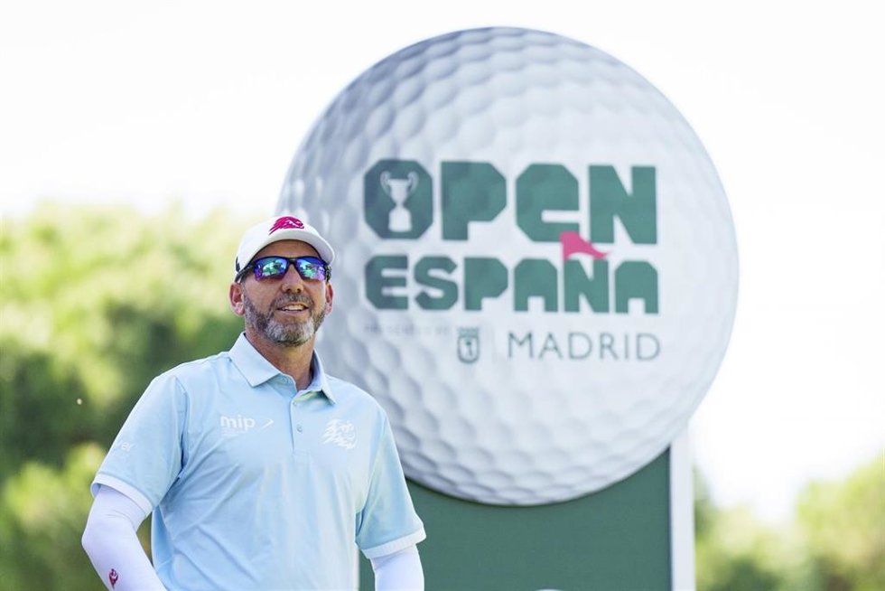 El golfista español Sergio García