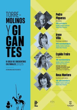 Cartel del ciclo cultural 'Torremolinos y Gigantes'