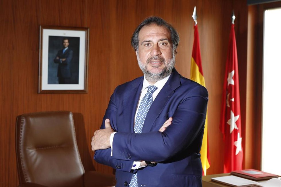 Archivo - El presidente de la Cámara de Comercio de Madrid, Ángel Asensio