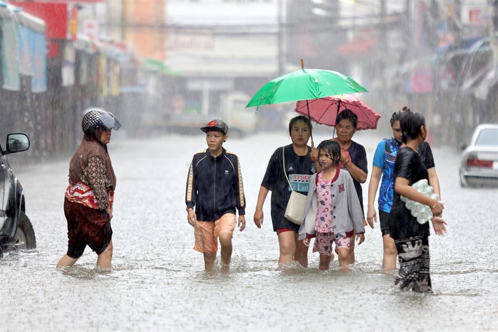Archivo - Inundaciones en Tailandia, imagen de archivo.