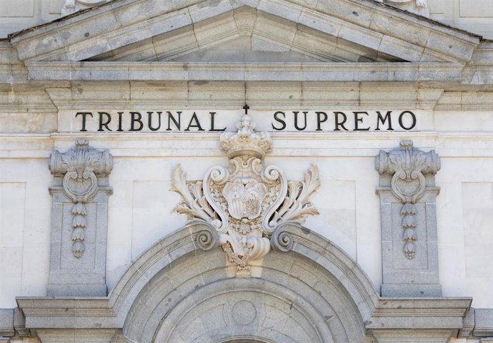 Fachada de la sede del Tribunal Supremo, a 26 de septiembre de 2025, en Madrid (España).