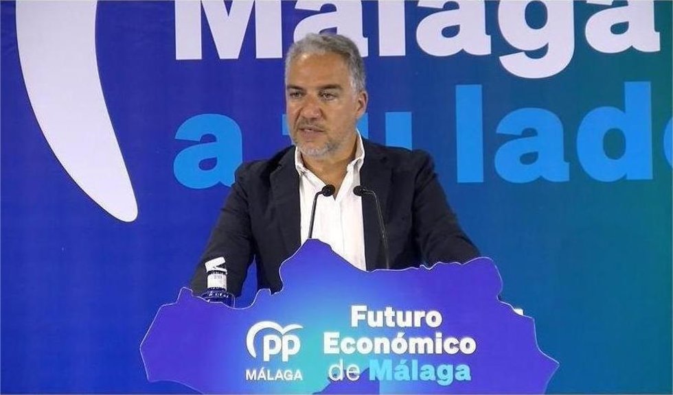 Archivo - El vicesecretario de Coordinación Autonómica y Local y Análisis Electoral del PP, Elías Bendodo.