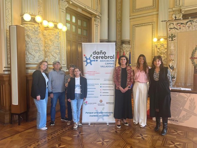 Presentación en el Ayuntamiento de Valladolid de la cuarta edición de la Marcha Solidaria a favor del Daño Cerebral Adquirido