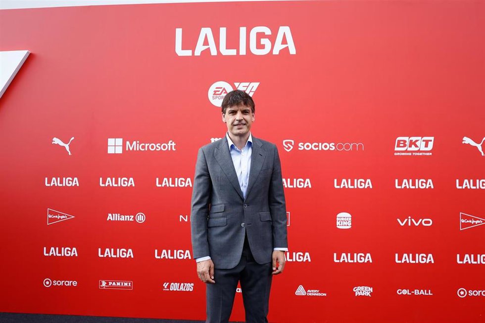 Archivo - Fernando Morientes, en un acto de LaLiga. 