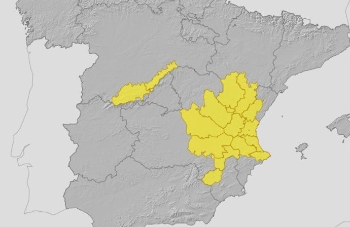 Las lluvias activan este miércoles el aviso amarillo en el sistema central de Ávila y Segovia