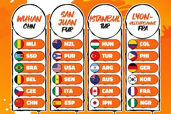 Puerto Rico, Estados Unidos, Senegal, Nueva Zelanda e Italia, rivales de España en el camino al Mundial