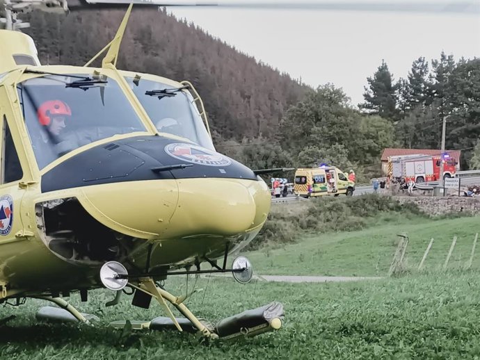 Herido grave un motorista de 25 años tras una caída en el Escudo