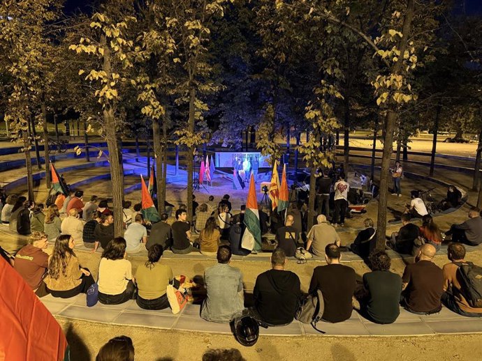 Acto de la CUP en Barcelona