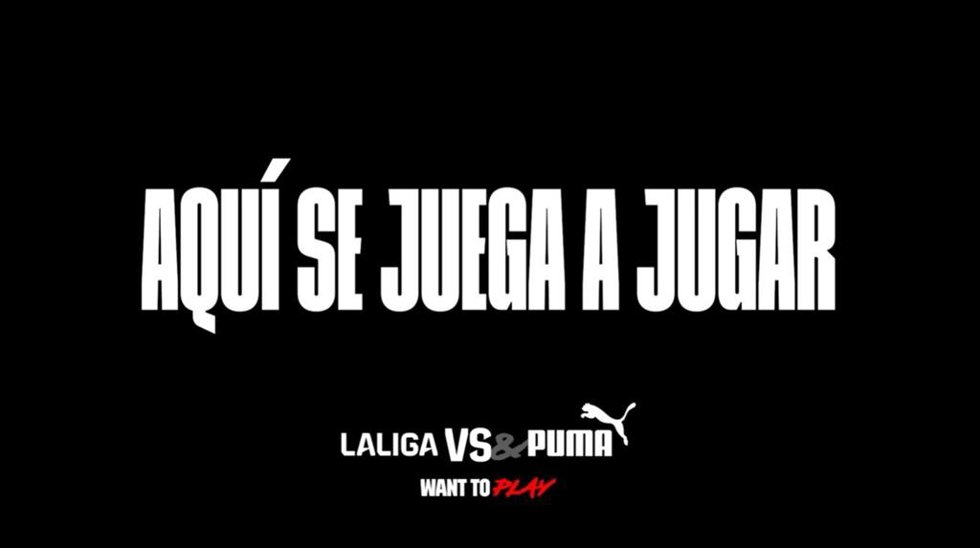 LaLiga y Puma lanzan el proyecto 'Aquí se juega a jugar' contra la presión y el odio en el fútbol