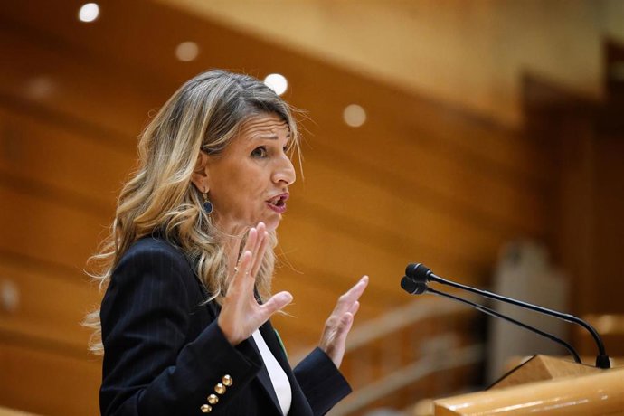 La vicepresidenta segunda del Gobierno y ministra de Trabajo y Economía Social, Yolanda Díaz