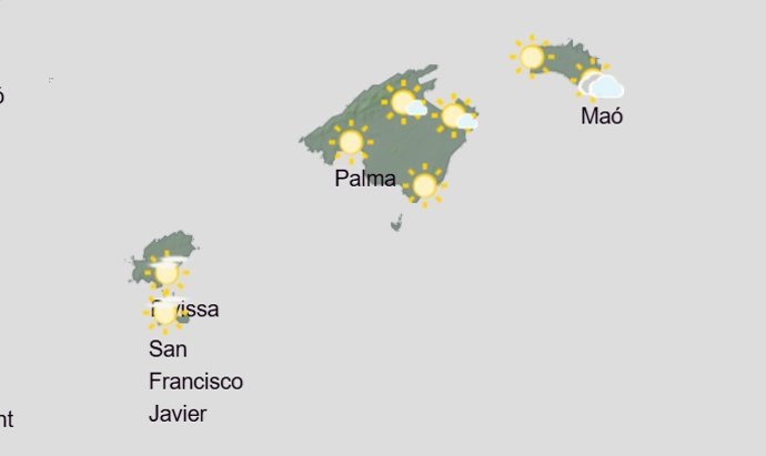 El tiempo hoy, miércoles 8 de octubre, en Baleares.
