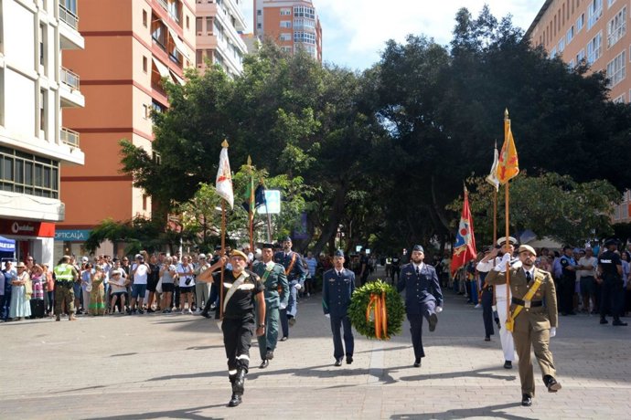 Día de la Fiesta Nacional en Las Palmas de Gran Canaria