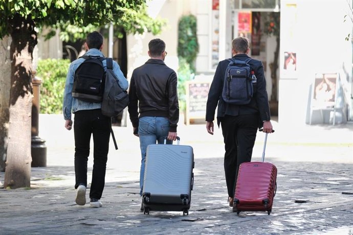 Turistas en Andalucía.