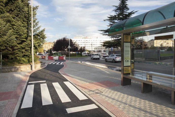 Obras en la calle Irunlarrea.