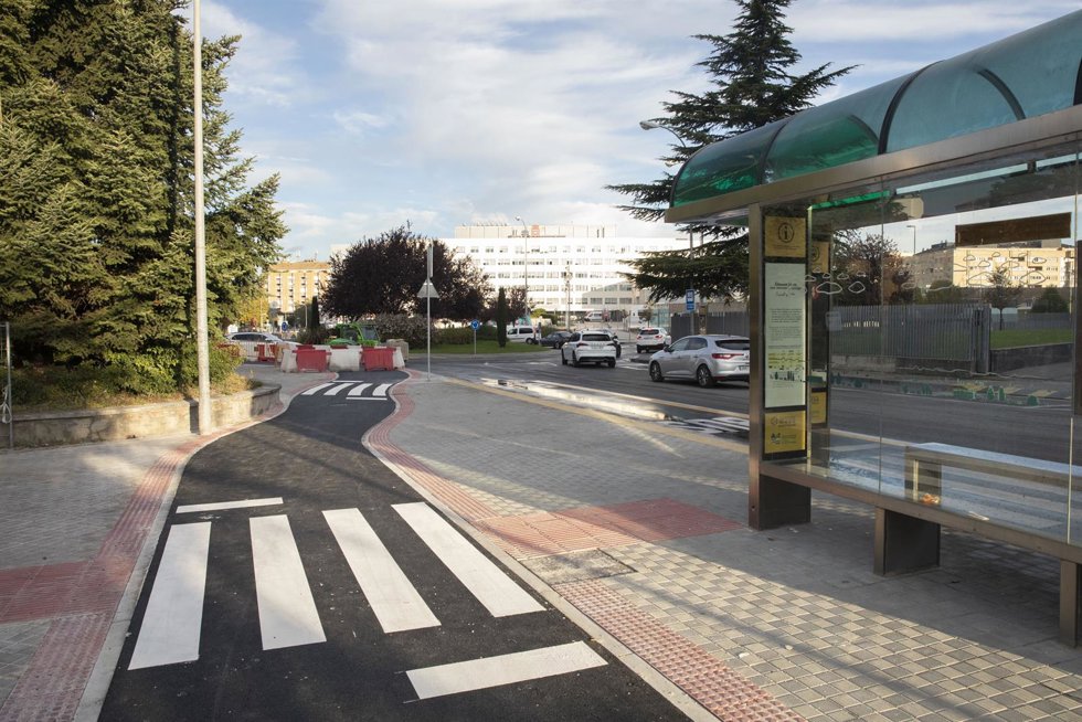 Obras en la calle Irunlarrea.