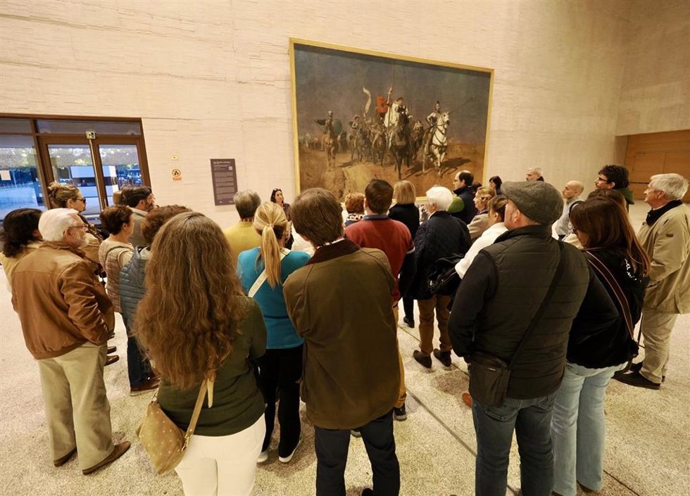 Vuelven las visitas guiadas a la colección de obras de arte de las Cortes de Castilla y León