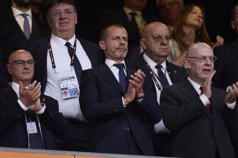 Archivo - El presidente de la UEFA, Aleksander Ceferin.